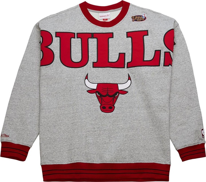 Produktbild Mitchell & Ness SATIN Fleece Pullover Chicago Bulls - M (M)