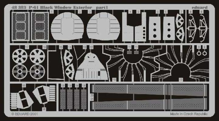 Produktbild Eduard P-61 Black Widow Exterior