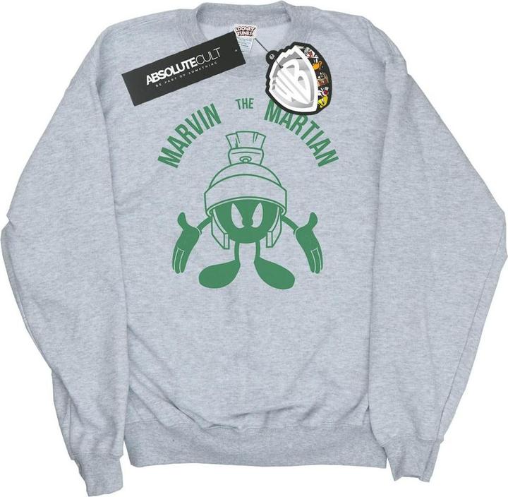 Image du produit Looney Tunes - Sweat MARVIN THE MARTIAN LARGE HEAD - Femme (M)