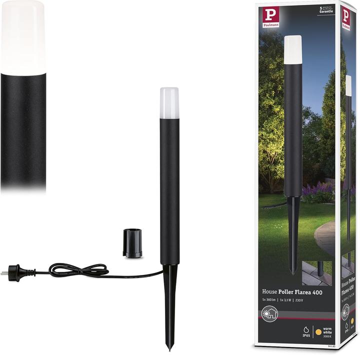 Produktbild Paulmann Outdoor 230V Pollerleuchte Flarea (360 lm, IP65)