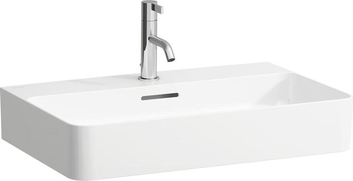 Actual product image Laufen VAL countertop washbasin, 1 tap hole, with overflow, US closed 650x420mm, H816284 (680 mm, 190 mm)