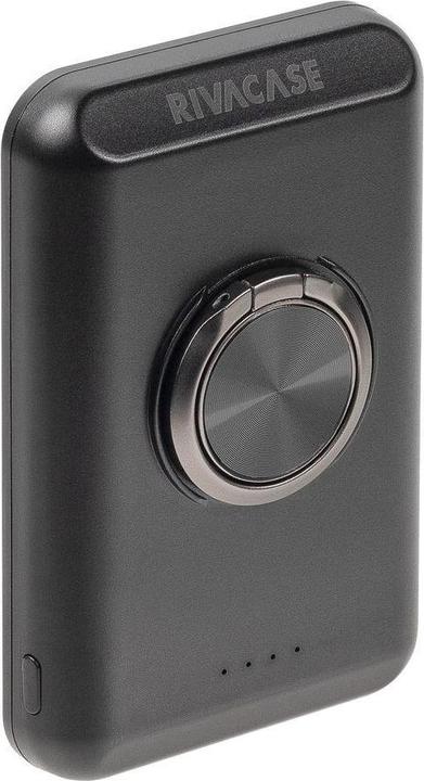 Rivacase VA2603 Powerbank wireless Magsafe Qi 15W, batteria esterna con ricarica rapida QC/PD 22.5W 5000 mAh (5000 mAh, 22.50 W, 18.50 Wh)