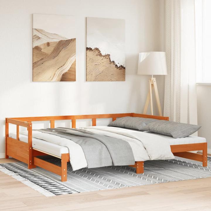 Produktbild vidaXL ausziehbares Tagesbett (90 x 190 cm)