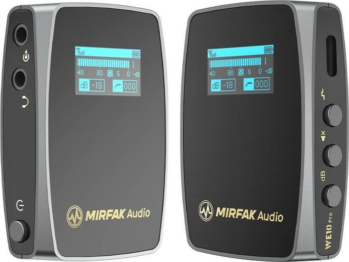 Actual product image Mirfak Audio Mirfak WE10 Pro Compact Wireless Microphone System