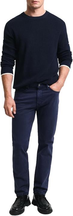 Actual product image GANT Ribbed Cotton C-Neck Pullover (S)