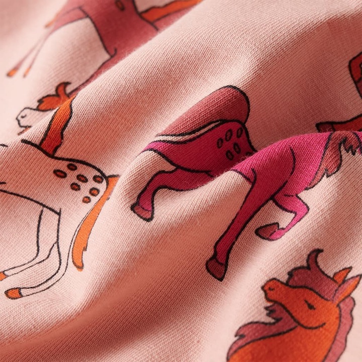 Actual product image VidaXL Children's pyjamas with long sleeves light pink 104,Material: 95 (104)