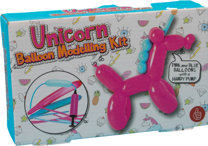 Actual product image Novelty Modeling balloon set unicorn