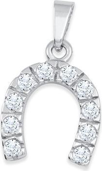 Produktbild Brilio Silver - Silver pendant Horseshoe with zircons 446 001 00406 04
