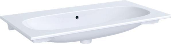 Actual product image Geberit Keramag Acanto furniture washstand Slim 500642, without tap hole, with overflow, 900x480mm (480 mm, 900 mm)