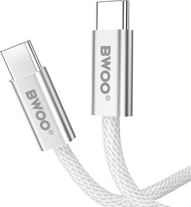 Productafbeelding Bwoo Braided Cable USB-C - USB-C 1m 240W Super Fast Charging BO-X317C-C (1 m, 240 W)