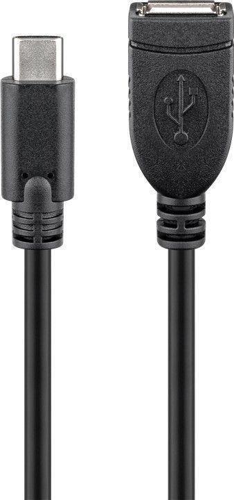Actual product image Goobay USB A — USB C (0.20 m, USB 2.0)