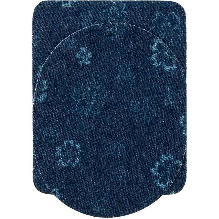 Mono Quick Sparpack "blau" Blumenmuster, Applikationen, Blau