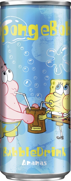Actual product image Spongebob Squarepants Bubble Drink (12 x 25 cl, 24 x 25 cl)