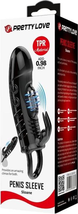 Actual product image Pretty Love Sloane Penis Rabbit Black