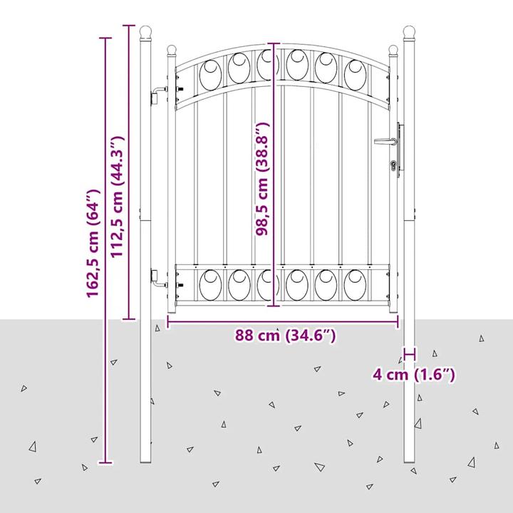 Image du produit vidaXL Gartentor