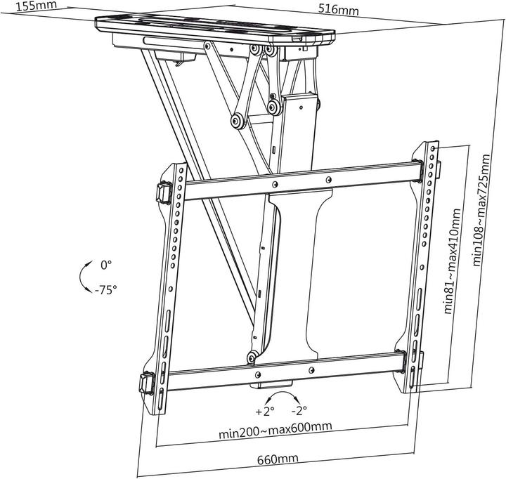 Produktbild Maclean MC-880 (Decke, 35 kg, 32" - 70")