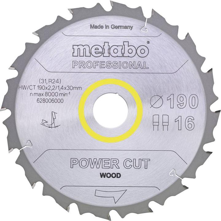 Metabo Power Cut Wood - Professionnel