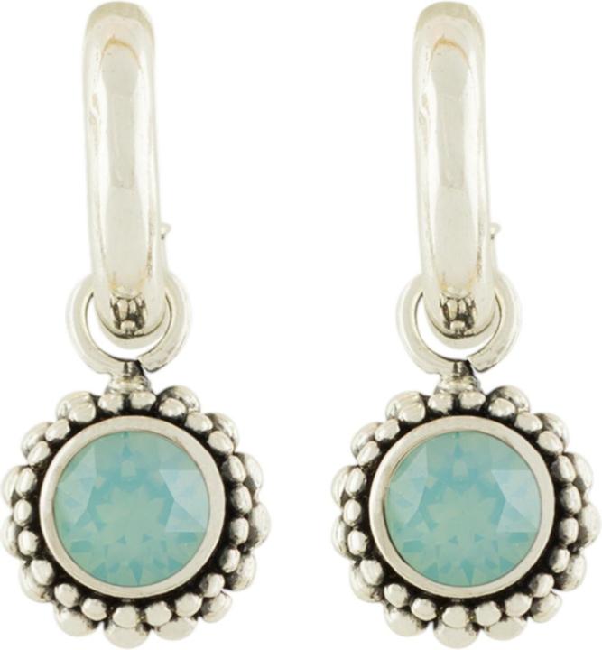 Produktbild Steinkult Ohrringe Sheila (925 Sterling Silber versilbert, Messing, Kristallstein)