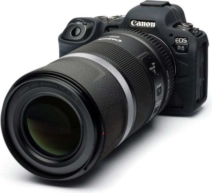 Actual product image easyCover Silicone protector black for Canon Eos R5 / R6