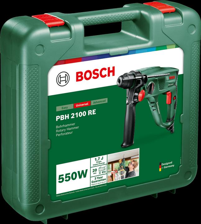 Produktbild Bosch Home & Garden Bohrhammer PBH 2100 RE, 550-W-Motor (Netzbetrieb)