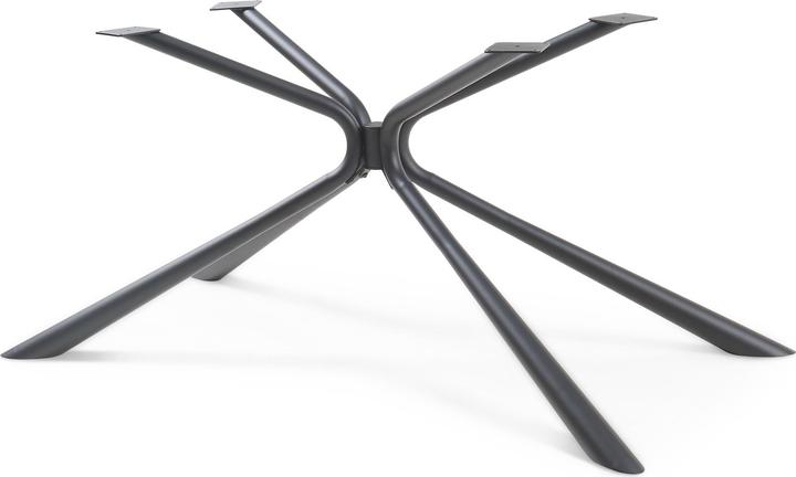 En.Casa Tischgestell Havosanlurg Stahl 160x70x72 cm Schwarz