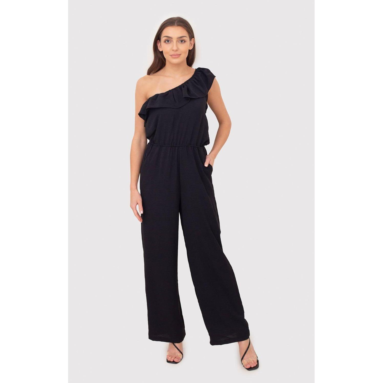 Ax Paris, Damen, Jumpsuit, Overall model, Schwarz, (XL)