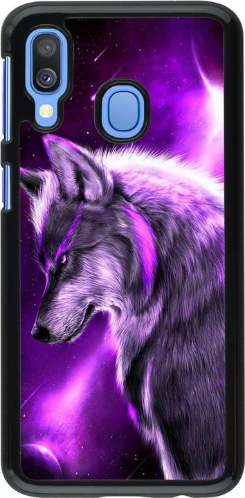 Actual product image PhoneLook Purple Sky Wolf cover (Samsung Galaxy A40)