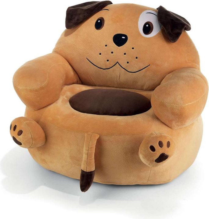 Immagine prodotto Plush & Company Poltrona per bambini piccola con cane marrone (Poltrona per bambini)