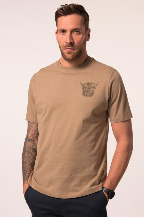 Actual product image JP1880 T-shirt, short sleeve, grill print, up to 8XL (4XL)