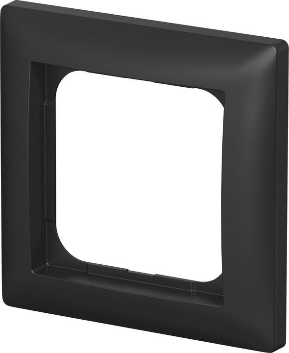 Productafbeelding Busch-Jaeger Abdeckrahmen 1-fach Rahmen 1721-915 Busch-balance SI schwarz matt