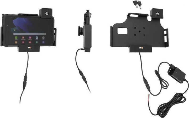 Actual product image Brodit Holder active Samsung Galaxy Tab Active 2 3 Molex Pogo Pin