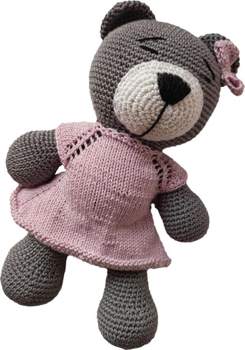 Actual product image Natura Punto Crochet bear, cuddly toy (27 cm)