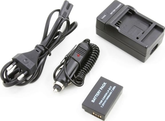 Produktbild Travor Technology battery BATTERY LP-E17 + Charger for CANON 760D 750D M3 (Ladegerät)