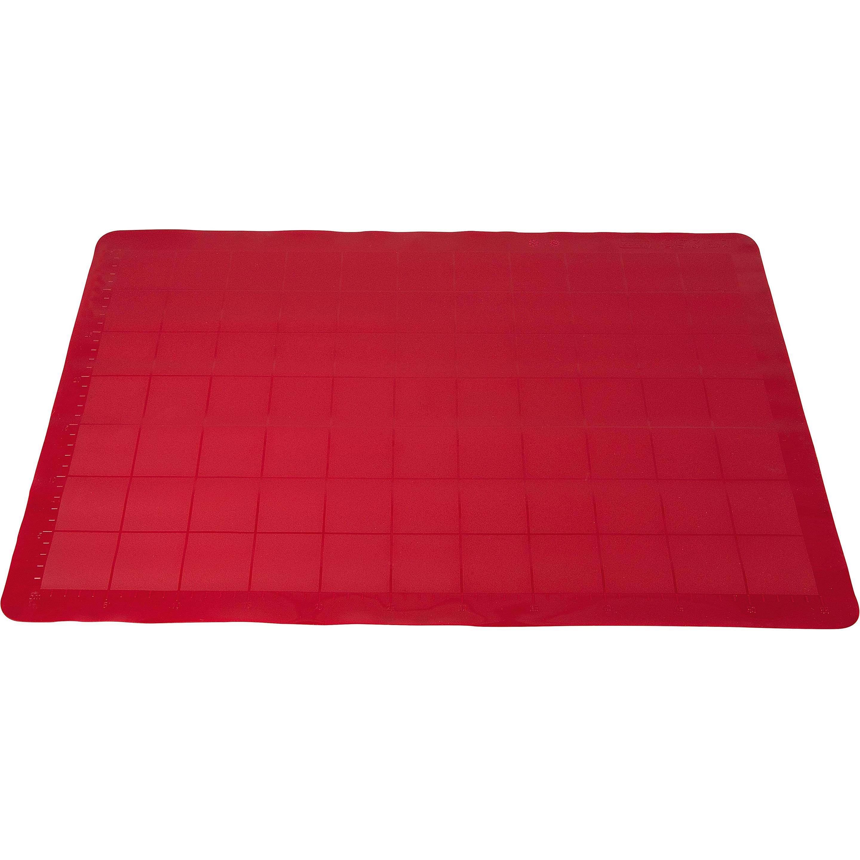 Kaiser XL-Ausrollmatte 60 x 40 cm KAISERflex Red, Backpapier, Rot