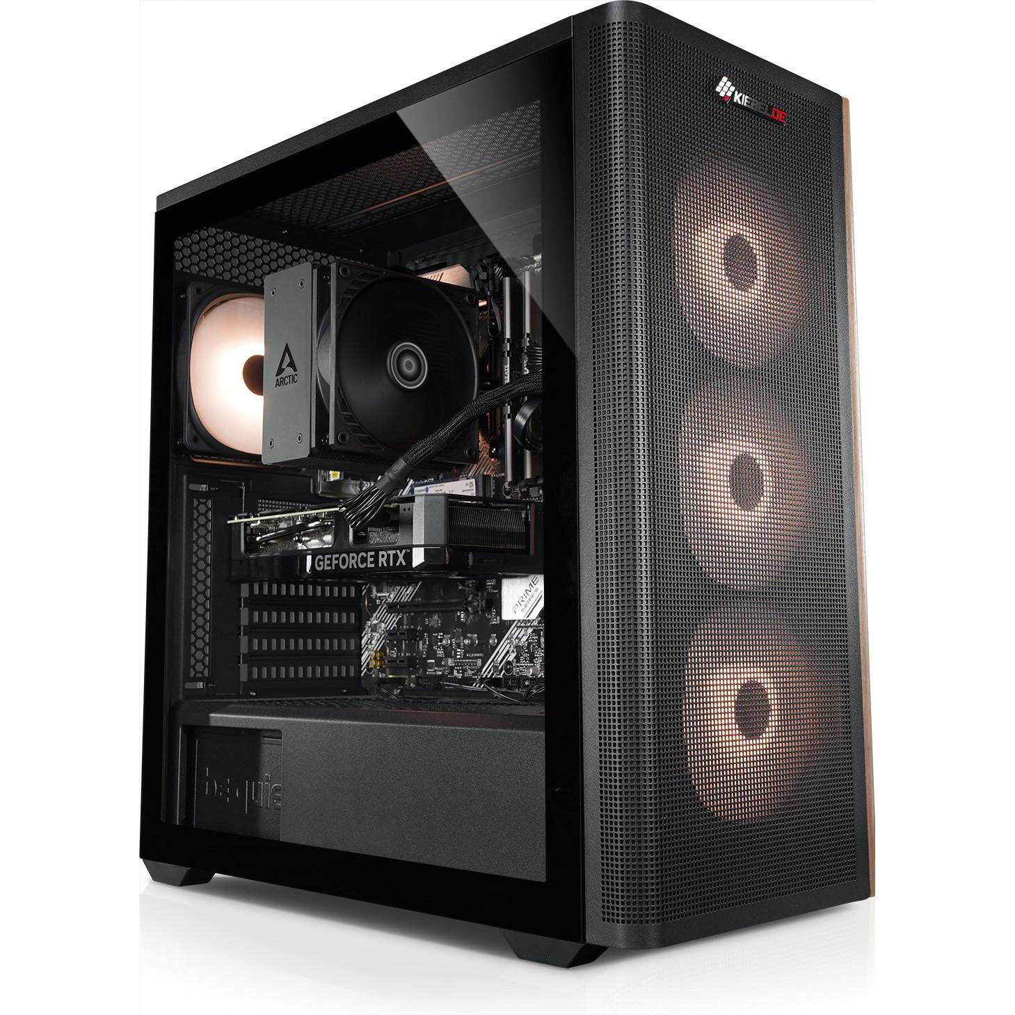 Thumbnail - Kiebel Wooden VIII (ATX), PC Gehäuse, Schwarz