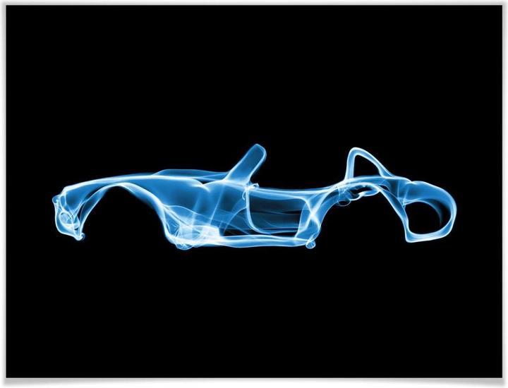 Immagine prodotto Trenddeko Auto blu (80 x 60 cm)