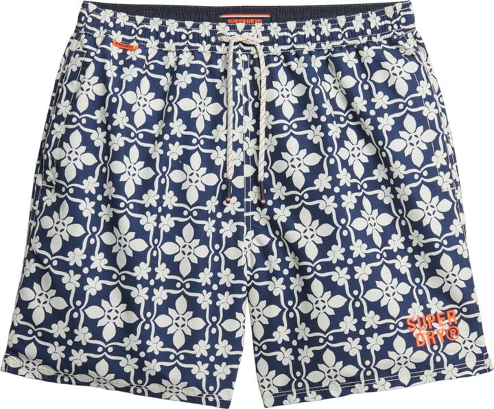 navy blue tala tile print