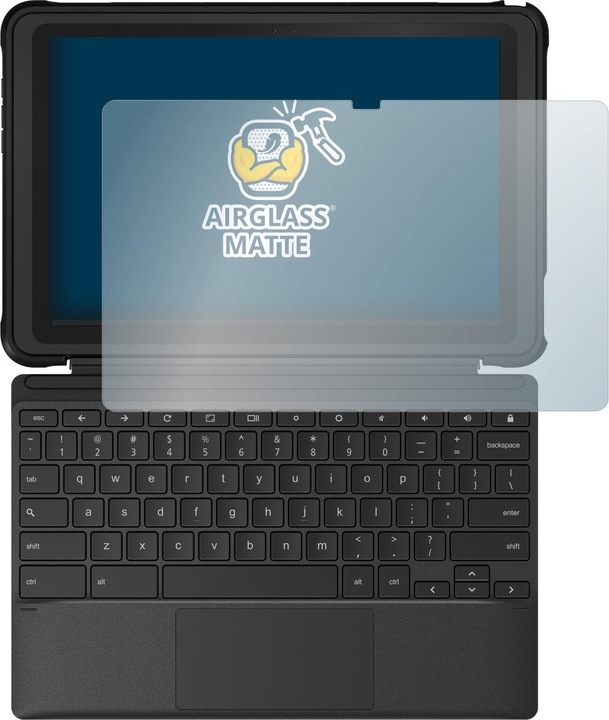 Produktbild BROTECT AirGlass Panzerglasfolie Matt (1 Stück, Asus Chromebook Detachable CZ1)