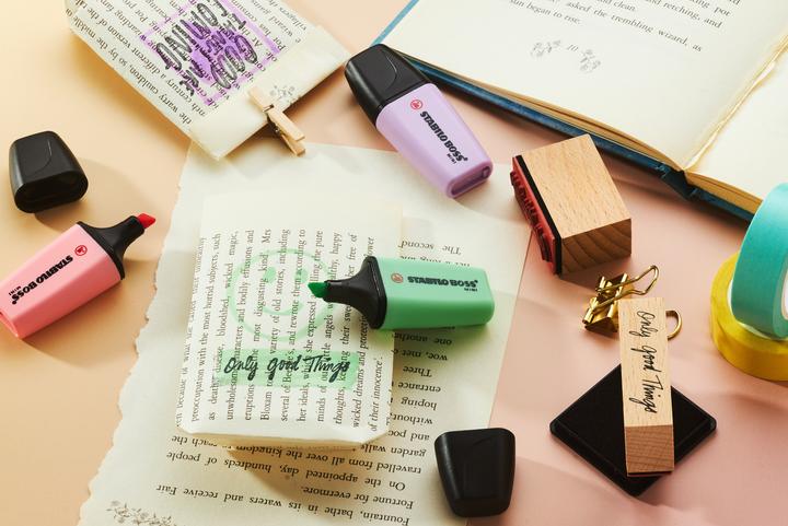 Produktbild STABILO Boss Mini Pastell 6er Etui (Apricot, Gelb, Wolkenblau, Lila, rosa und minze, 5 mm, 6 x)