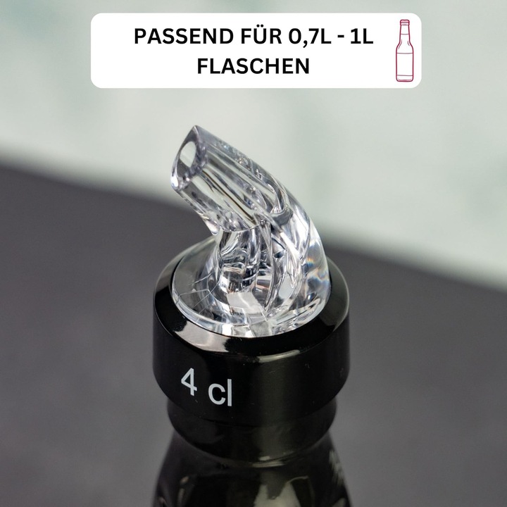 Actual product image Westmark Posi Pour printed white 4cl (Dosing spout + pourer)