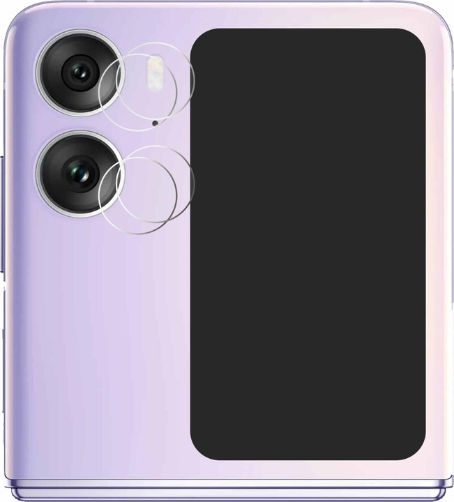 Actual product image ScreenLeaf Protective film sustainable screen protector screen protector film clear transparent (2 Piece, Oppo Find N2 Flip)