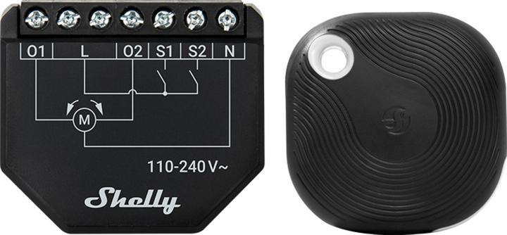 Produktbild Shelly Shutter und BLU Button Tough1 (Rolladenaktor)
