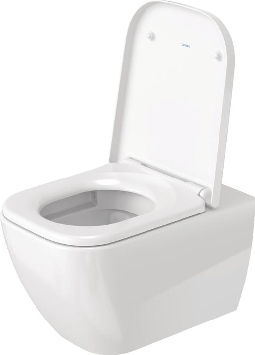 Actual product image Duravit Wall-hung WC HAPPY D.2 RIMLESS deep, 365x540mm HygieneGlaze white