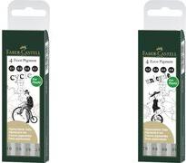 Actual product image Faber-Castell Ecco Pigment (Black, 4 x)