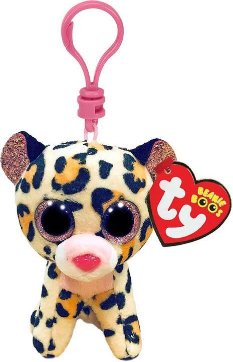 Actual product image Ty Beanie Boo's Clip Livvie Leopard