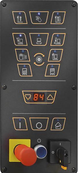 Actual product image kaiserkraft OneWrap-L pallet wrapper, with turntable, film carriage with 240% powered