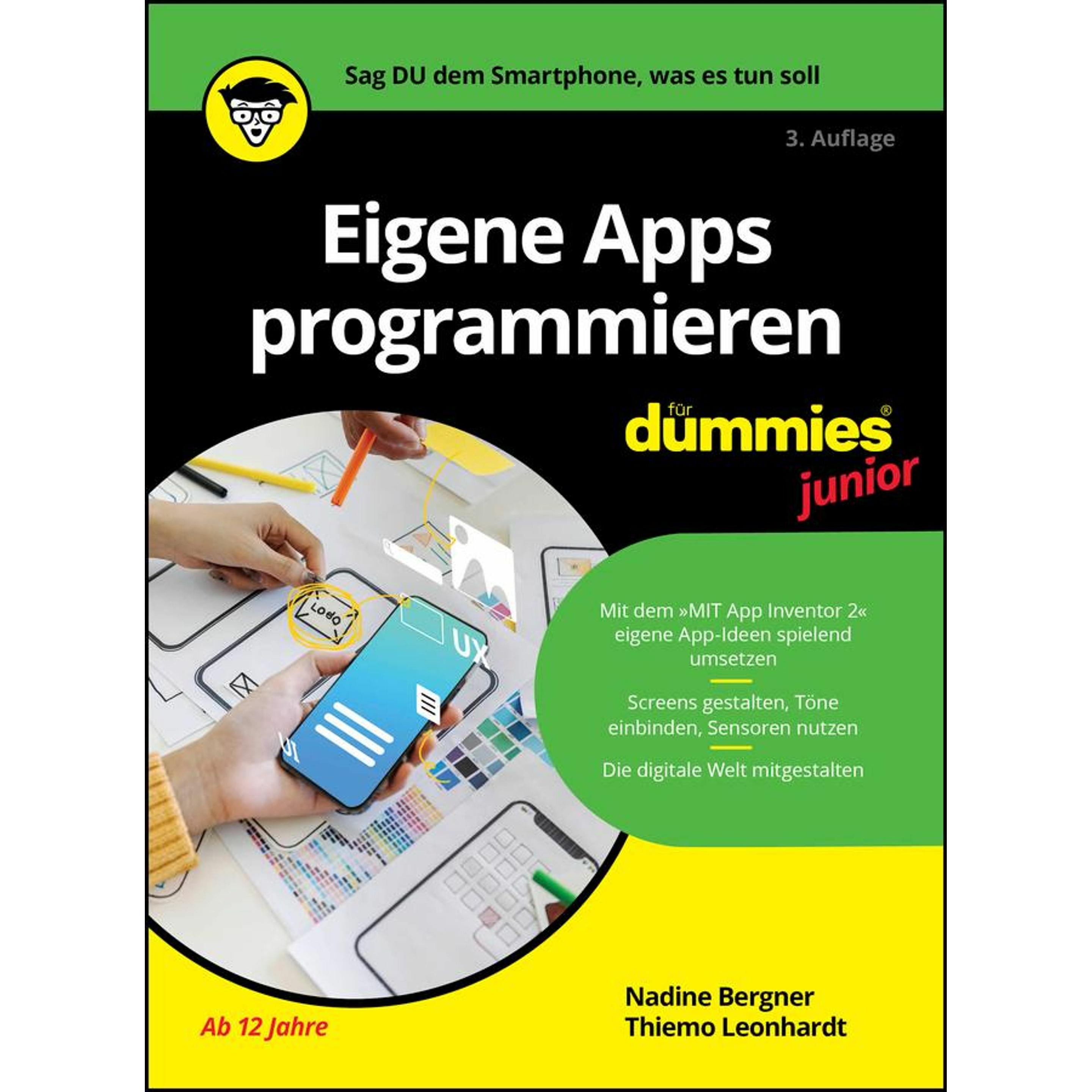 Eigene Apps programmieren für Dummies Junior, Schulbücher von Thiemo Leonhardt, Nadine Bergner