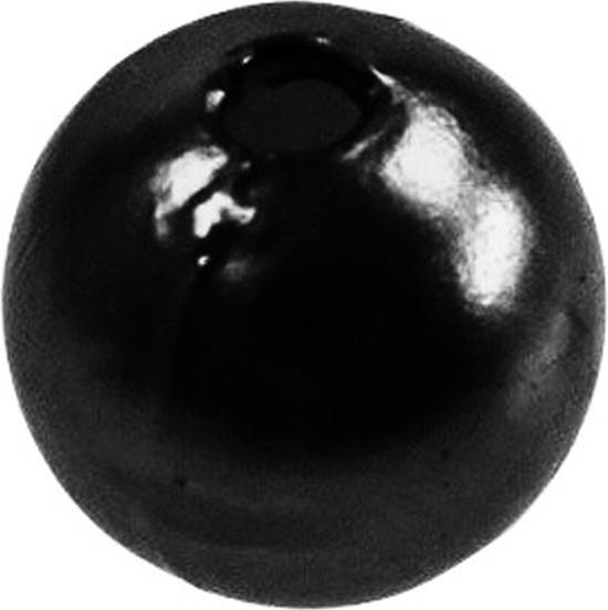 Produktbild Perlen 8mm 250 Stück schwarz