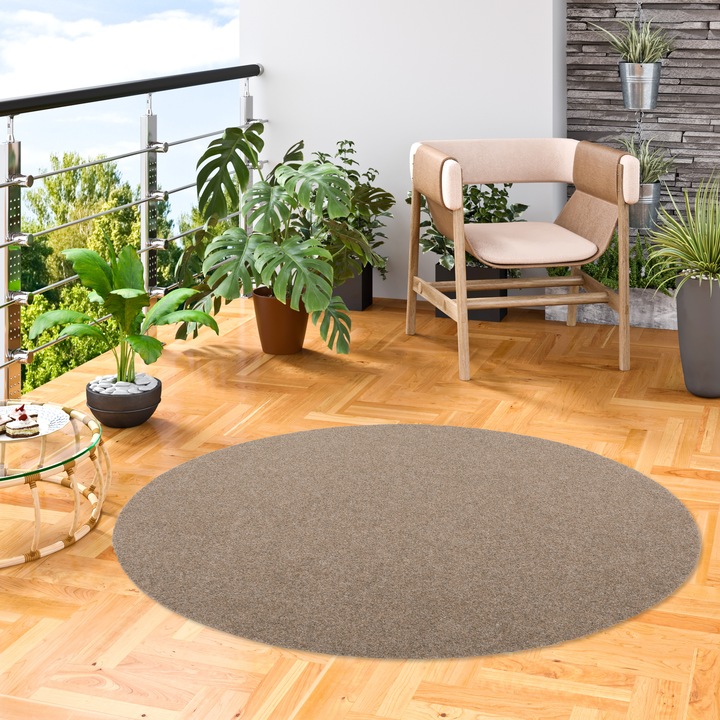 Actual product image Snapstyle Artificial grass carpet with pimples Kingston Round (100 x 100 cm)