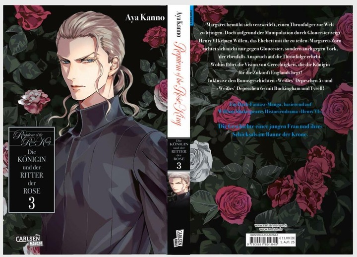 Immagine prodotto Requiem del Re della Rosa: La Regina e il Cavaliere della Rosa 3 (Aya Kanno, Tedesco)